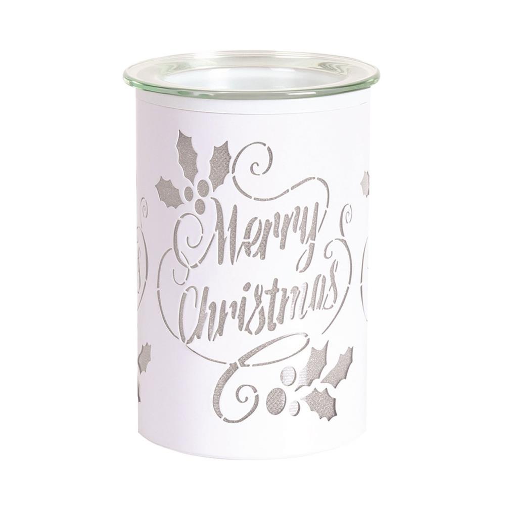 Aroma White Merry Christmas Electric Wax Melt Warmer £17.09